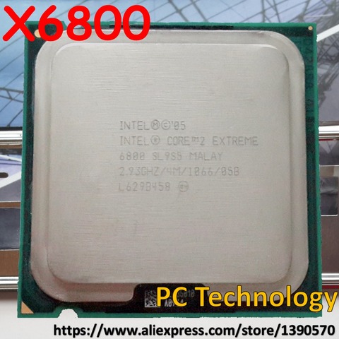Original Intel Core 2 Extreme Processor X6800 CPU LGA775 1066MHz 2.93GHz 4MB 75W Free Shipping (ship out within 1 day) ► Photo 1/3