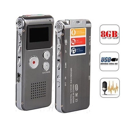 SK-012 8GB Spy Mini USB Flash Digital Audio Voice Recorder Dictaphone MP3 Player Grey Pen Drive Grabadora Gravador de voz ► Photo 1/4