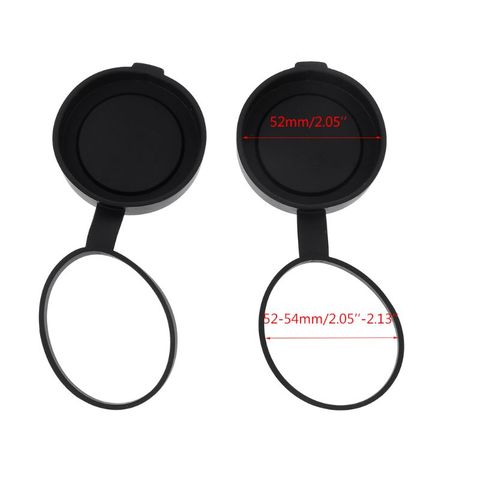 2 pieces Binoculars Protective Rubber Objective Lens Cap 42mm for Telescope with Outer Diameter 52-54mm ► Photo 1/6
