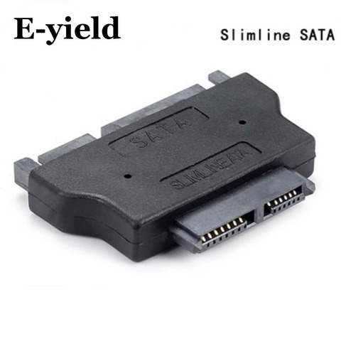 Slimline SATA Adapter Serial ATA 7+15 22pin Male to Slim 7+6 13pin Female Adapter ► Photo 1/5