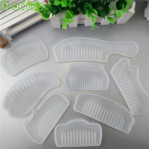 Doinb Comb Series Silicone Mold Epoxy Resin Jewelry Making Cosmetic Tools DIY Hand Craft ► Photo 1/6