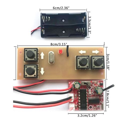 4-channel 2.4G Remote Control Receiver Module Kit Circuit Board For RC Model Car ► Photo 1/6