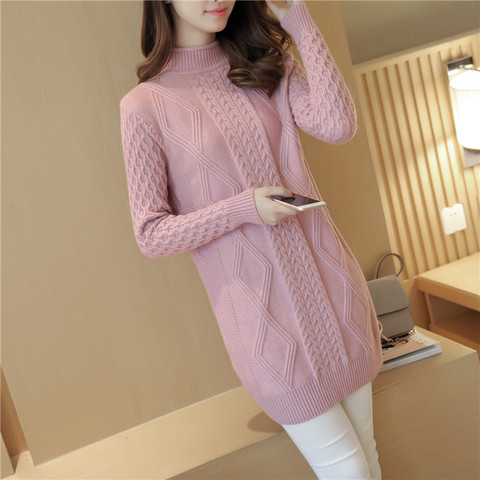 Thick Warm Women Turtleneck 2022 Winter Women Sweaters And Pullovers Knit Long Sleeve Sweater Female Jumper Tops NS4339 ► Photo 1/6