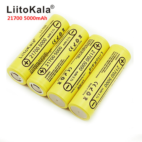 LiitoKala Lii-50E 21700 5000mA 35A Li-ion Battery Discharger 3.7V Battery Cigarette Electronic Battery And Energy-Battery Tools ► Photo 1/1