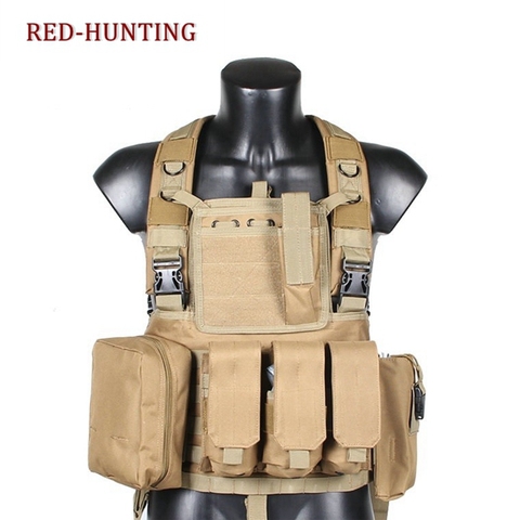4 colors New Military Tactical Vest Paintball hunting game Officer uniform professional Wear Armor Vest CS Outdoor training ► Photo 1/6