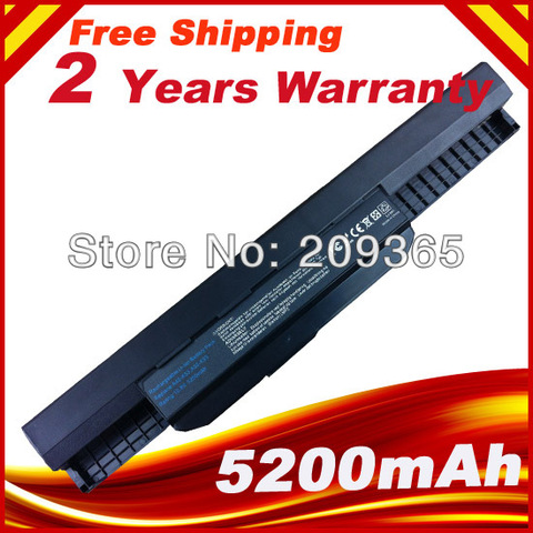 Replacement Laptop battery for ASUS K53 K53B K53BR K53BY K53E K53S K53SC K53T K53TA K53TK K53U K53Z Free Shipping ► Photo 1/3