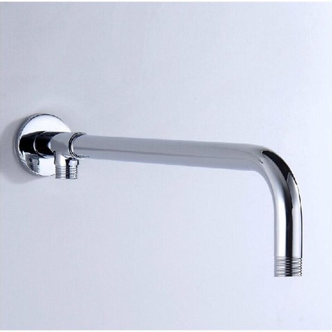40CM Square Copper Shower Arm kit For Shower Head Holder Wall Mounted Chrome Plated Shower Bar Rod in Bathroom ► Photo 1/6