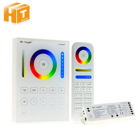 Mi Light RGB+WW+CW 5 In 1 Smart Remote Controller 8 Zone Panel Remote Controller  DC12-24V Full Color for LED Strip ► Photo 1/6
