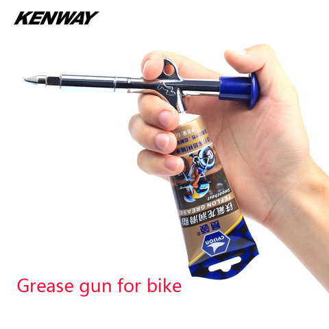 Bicycle grease gun mountain bike Bearing hub axis grease lubricating oil gun ► Photo 1/6