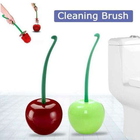 Creative Lovely Cherry Shape Toilet Brush Toilet Brush