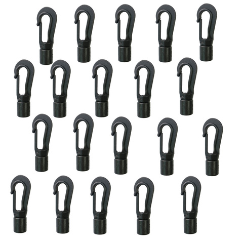 5MM 8MM 10PC 20PCS Bungee Shock cord Quick Connect hooks hanging Ends Clip for Kayak Canoe Boat Dinghy Rib DIY Elastic Cord rope ► Photo 1/6