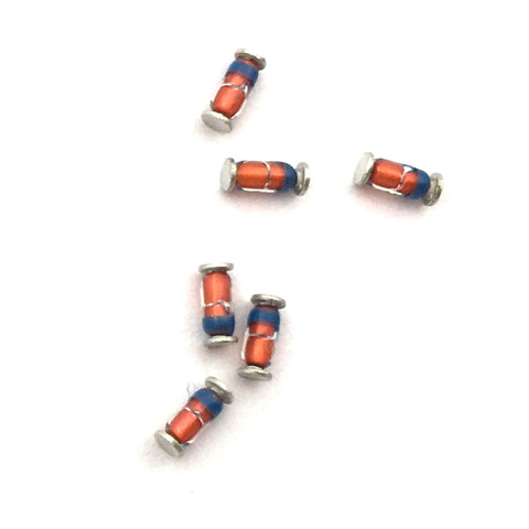 MCIGICM 100PCS LL4148 LL-34 1N4148 IN4148 smd High-speed switching diodes 75V 150MA MINI MELF sod80 ► Photo 1/6