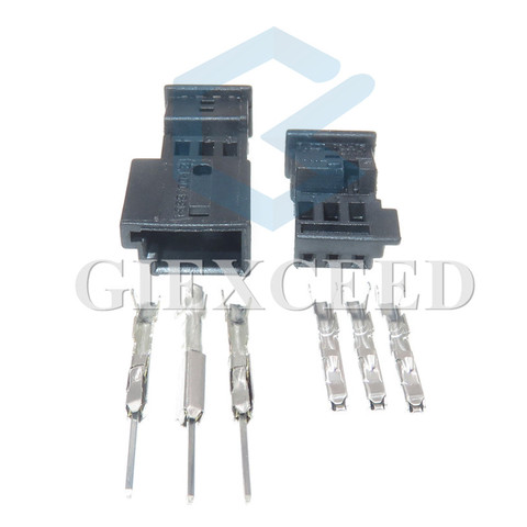 2 Sets 3 Pin 1-968700-1 1355620-1 Auto Stereo Connector Car Speaker Plug Treble Plug Rain Sensor Socket For VW BMW ► Photo 1/6