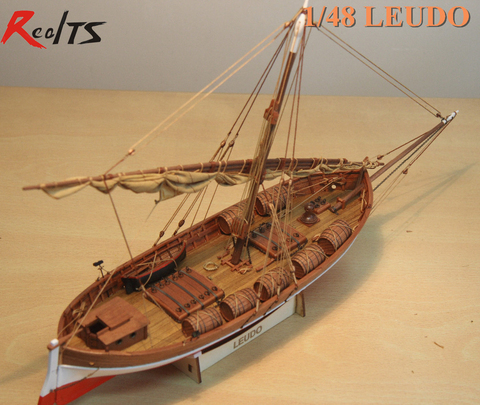 RealTS Laser-cut Wooden sailboat model accessories The Ancient Mediterranean ship Wooden Model Challenging model kits ► Photo 1/4