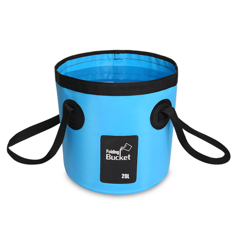 12L 20L Portable Waterproof Water Bag Folding Bucket Water Storage Container Carrier Bags For Fishing Camping Hiking ► Photo 1/6
