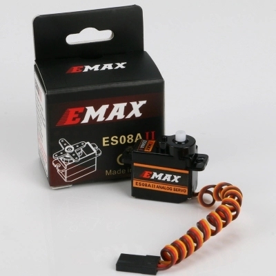 100% Original EMAX Servos High Sensitive 8.5g 9g Mini Sub Micro Metal Servo ES08A II for RC Airplane Helicopter Drone ► Photo 1/1