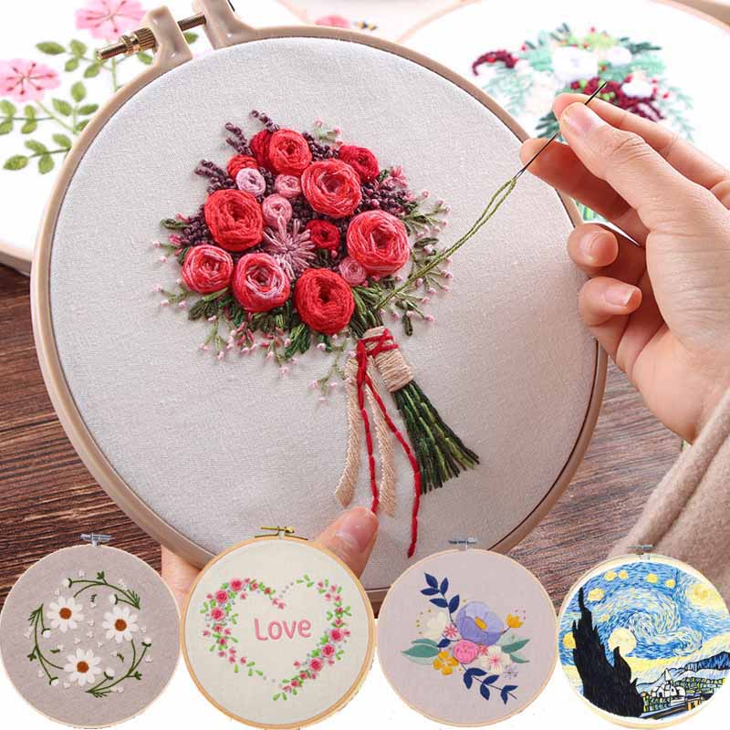 15cm Cute Cat European Embroidery Kit Simple Three-dimensional Embroidery  Ribbon Kit Embroidery Needlework - Embroidery - AliExpress