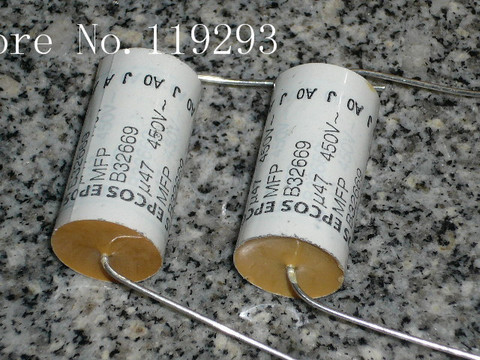 [BELLA]original EPCOS film MFP B32669 series 450V ~ 0.47UF copper coupling capacitor feet Promise--10pcs/lot ► Photo 1/1