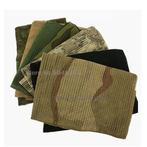 Military Men Scarves Arab Tactical Desert Shawl Breathable Shawls Net Cloth Scarf US Army Soldiers Combat Camouflage Scarves ► Photo 1/6