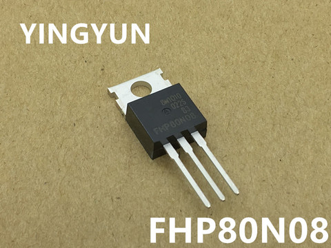 10PCS/Lot  FHP80N08  80N08 TO-220 FET (MOS tube) 80A 80V new original ► Photo 1/1