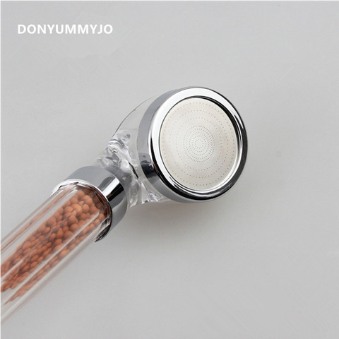 Pressurize Water Saving Shower Heads Round Handheld Anion SPA Bath Shower Filter Water Spray Nozzle Duche Bathroom Accessories ► Photo 1/5