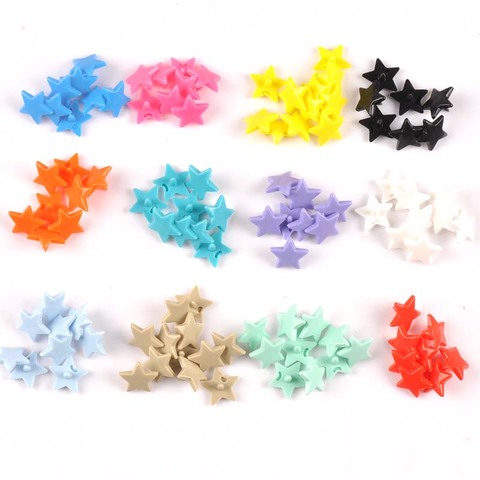 20 Sets KAM T5 12MM Star Resin Snaps Button Fasteners Quilt Cover Sheet Garment Accessories For Baby Clothes Clips cp2175 ► Photo 1/5