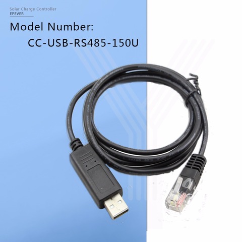 PC Communication Cable CC-USB-RS485-150U USB for the Controller with RJ45 connector and LS Series Solar Charge Controller ► Photo 1/3