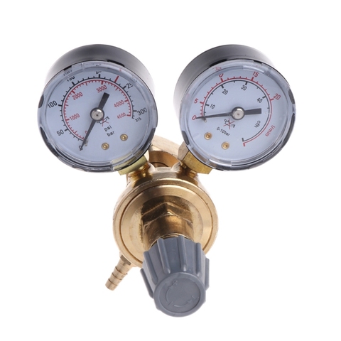 Very Durable Argon CO2 Gauges Pressure Reducer Mig Flow Meter Control Valve Welding Regulator ► Photo 1/1