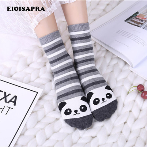 EIOISAPRA]Striped Cartoon Funny Socks Femininas Cute Panda/Rabbit Korean Followed By Animal Kawaii Socks Women Calcetines Mujer - Price history & Review | AliExpress Seller - EIOISAPRA Store | Alitools.io