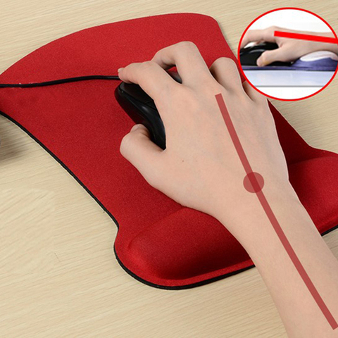 Newest Soft Sponge Wrist Support Mouse Pad Gamer Computer Durable Comfy Mouse Mat For PC ► Photo 1/6