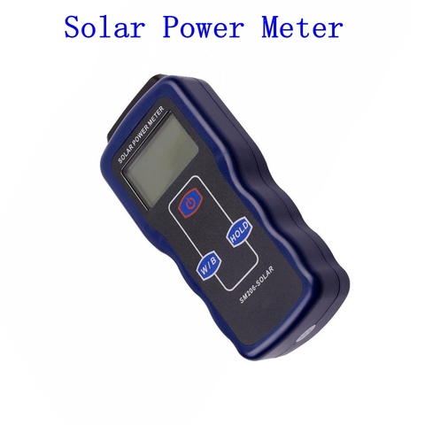 Portable Digital Solar Power Meter Precision Light Meter Data Hold Peak Hold For Solar Radiation Research Glass Light Intensity ► Photo 1/1