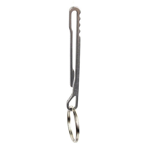 Key Chain Clip EDC Camping Stainless Steel Rattlesnake Hanging Buckle Keychain Quickdraw Key Ring Tool Multi Function Tool   ► Photo 1/6