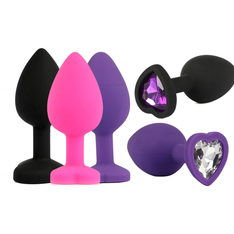 Silicone Sex Anal Toys Smooth Anal Plugs G-spot Stimulation Orgasm Massager Erotic Butt Plug Sex Products for Woman Man Sex Shop ► Photo 1/1