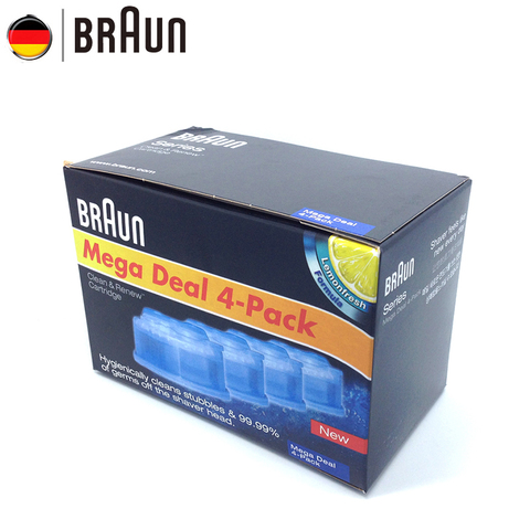 Braun Clean & Renew Cartridge for Bruan Electric Shaver with Automatic Cleaning Center Cleans Stubble & Germ off the Shaver Head ► Photo 1/6
