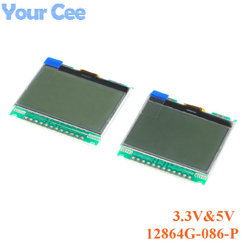 LCD Display Module LCD Screen Board COG 12864G White SPI 128X64 12864G-086-P 3.3V/5V UC1701X ► Photo 1/5