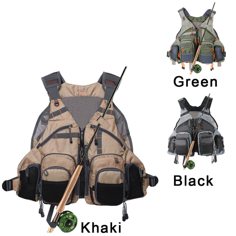 Fly Fishing Vest Pack for Trout Fishing Gear and Equipment Multifunction Breathable Backpack Adjustable Size  for Men and Women ► Photo 1/6