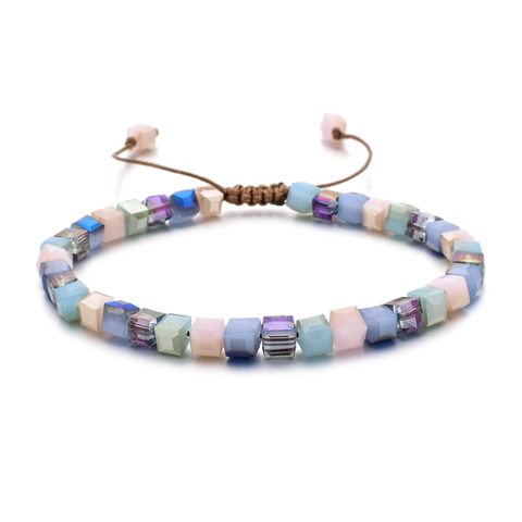 ZMZY New Fashion Style Woman Bracelet Wristband Glass Crystal Bracelets Gifts Jewelry Accessories Handmade Wristlet Trinket ► Photo 1/6