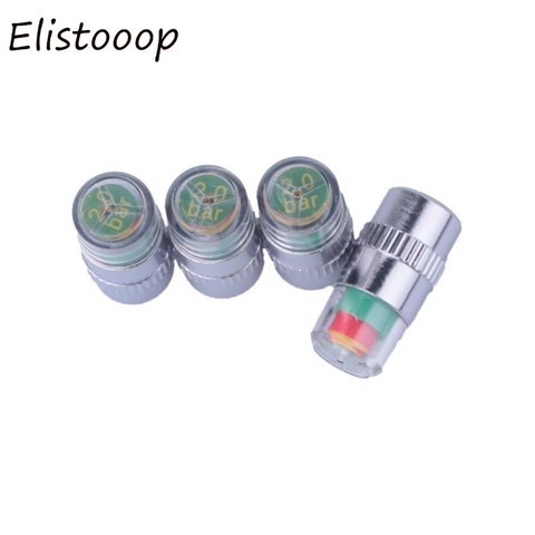 2.0 Bar 30 PSI Auto Car Tire Pressure Monitor Valve Stem Caps Sensor Indicator Alert Diagnostic Tools Kits 4PCS ► Photo 1/1