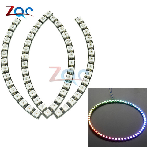 60 Bits Digital WS2812 RGB LED Ring Full Color High lighting WS2812 5050 SMD LEDs Strip Module Microcontroller DC 5V for Arduino ► Photo 1/6