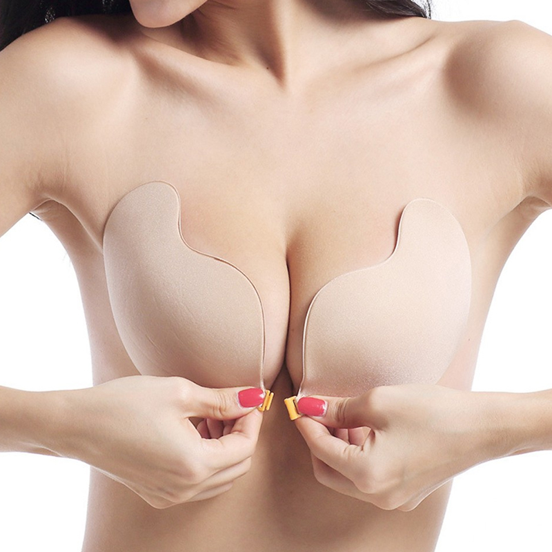 Silicone Bra Invisible Push Up Sexy Strapless Bra Stealth Adhesive Backless  Breast Enhancer