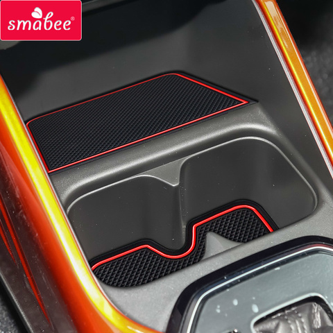 smabee Gate slot pad For SUZUKI IGNIS Interior Door Pad/Cup Dust mats Water Coaster Non-slip  RED/WHITE/BLACK ► Photo 1/6