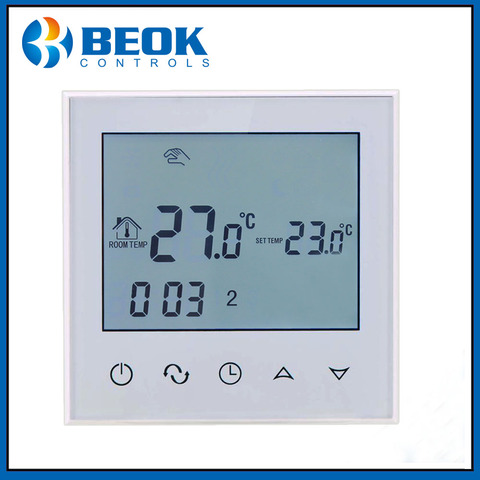 TDS21 Electric Floor Heating Room Touch Screen Thermostat Warm Floor Heating System Thermoregulator 220V Temperature Controller ► Photo 1/6