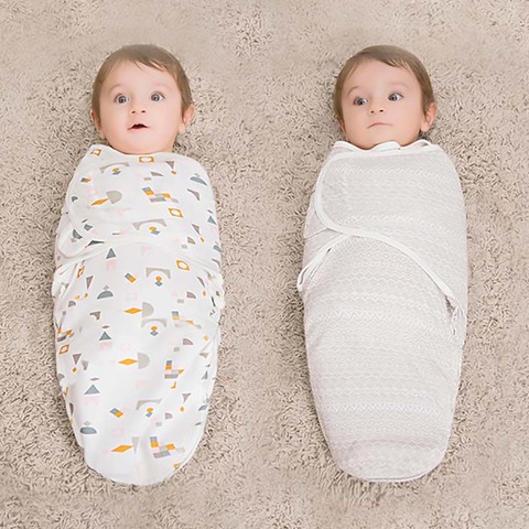 Babies Sleeping Bags Newborn Baby Cocoon Swaddle Wrap Envelope 100%Cotton 0-3 Months Baby Blanket Swaddling Wrap Sleepsack ► Photo 1/6