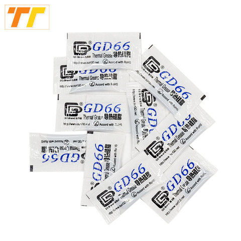 10pcs GD66 Thermal Conductive Grease Paste Silicone Plaster For LED Chip Heatsink Compound 30 Pieces Grams High Performance Gray ► Photo 1/6