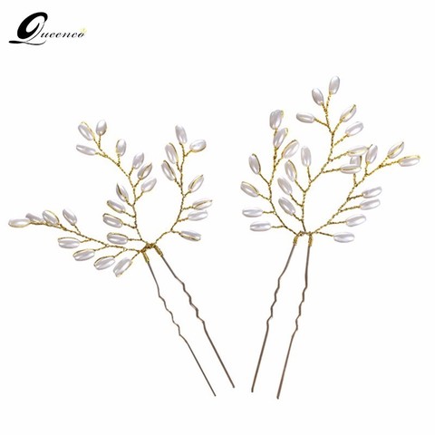 3pcs  Jewellry Pearl Bridal Hairpins for Hair Women Ornaments Hair Pin Stick Wedding Hair Accessories Head Jewelry Headwear ► Photo 1/6