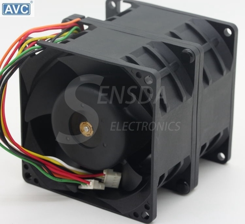 original For AVC DFTA0880Y2U DC 12V 7.2A 80*80*80mm 8cm 8080 car booster violence powerful server cooling fans ► Photo 1/5