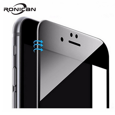 3D Curved Carbon Fiber Soft Edge Tempered Glass on iPhone 6 6s 7 8 Plus Screen Protector Film For iPhone 7 X XS Full Cover glass ► Photo 1/6