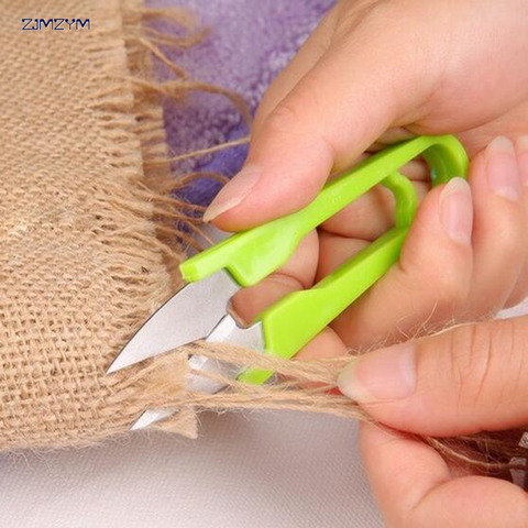 1PC High Quality  U Shape Mini Scissors Embroidery Sewing Tool,Sewing Trimming Scissors Nippers Clipper for tailor ► Photo 1/6