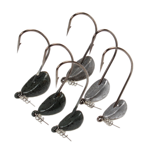 Jig Head Worm Hook 3.5-21g Free Hanging Bottom Fishing Lure Seabass Root Jigging Soft Bait Sharp Hooks 2-3 Pieces/Bag ► Photo 1/6