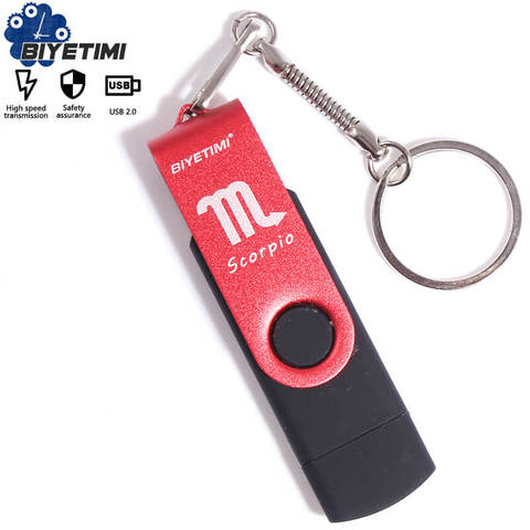 Biyetimi memory-stick 12 Constellation  USB Flash Drive Really Capacity pendrive External Storage 64 to 4GB for Android/pc ► Photo 1/6